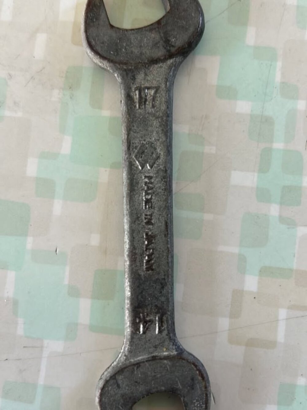 Vintage Wrench Made For Suzuki 14-17 mm Open End Wrench